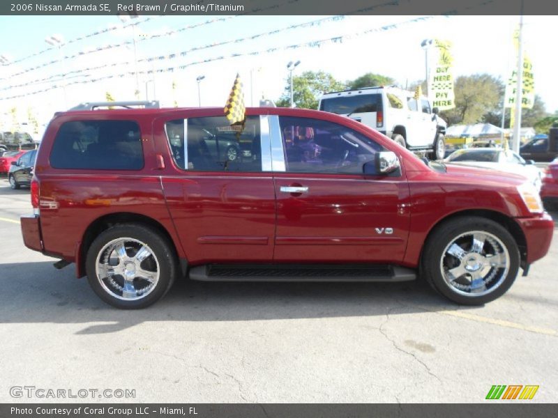 Red Brawn / Graphite/Titanium 2006 Nissan Armada SE