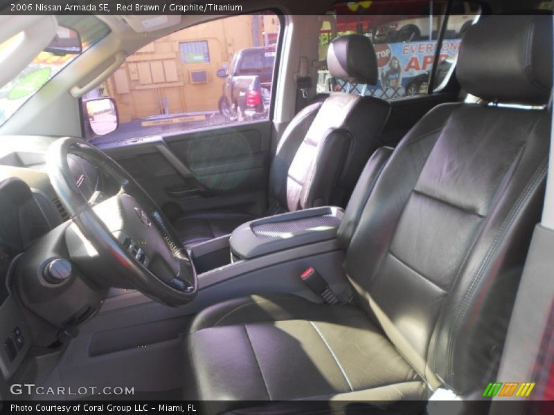 Red Brawn / Graphite/Titanium 2006 Nissan Armada SE