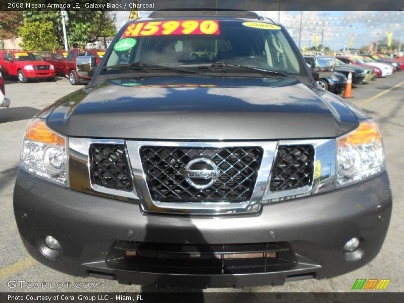 Galaxy Black / Charcoal 2008 Nissan Armada LE