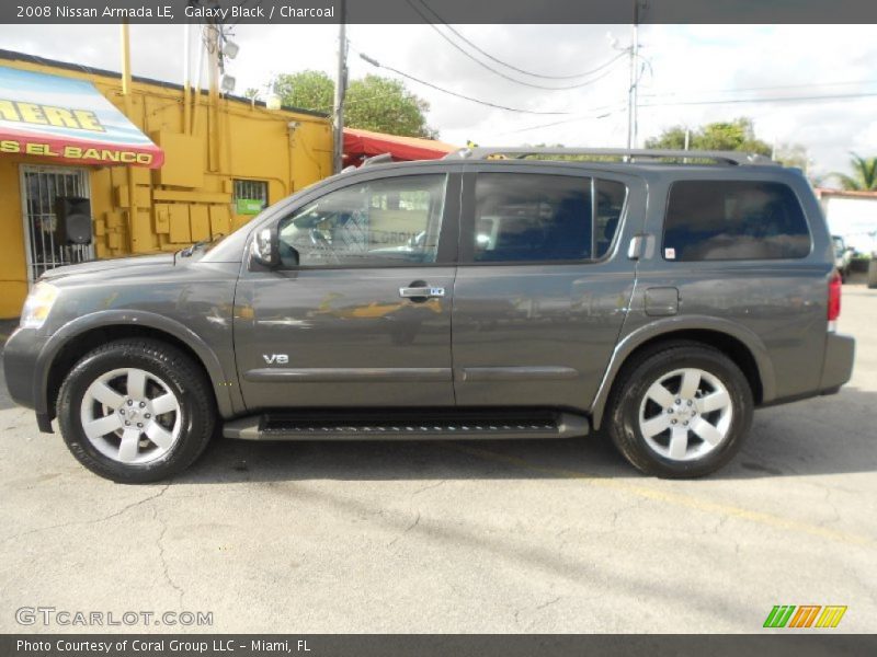 Galaxy Black / Charcoal 2008 Nissan Armada LE