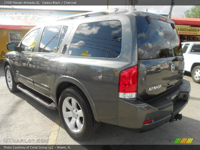 Galaxy Black / Charcoal 2008 Nissan Armada LE