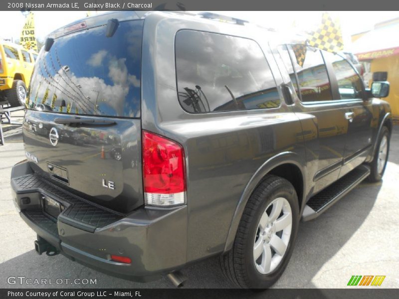 Galaxy Black / Charcoal 2008 Nissan Armada LE