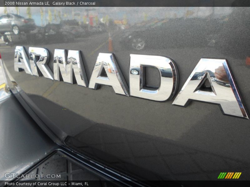 Galaxy Black / Charcoal 2008 Nissan Armada LE