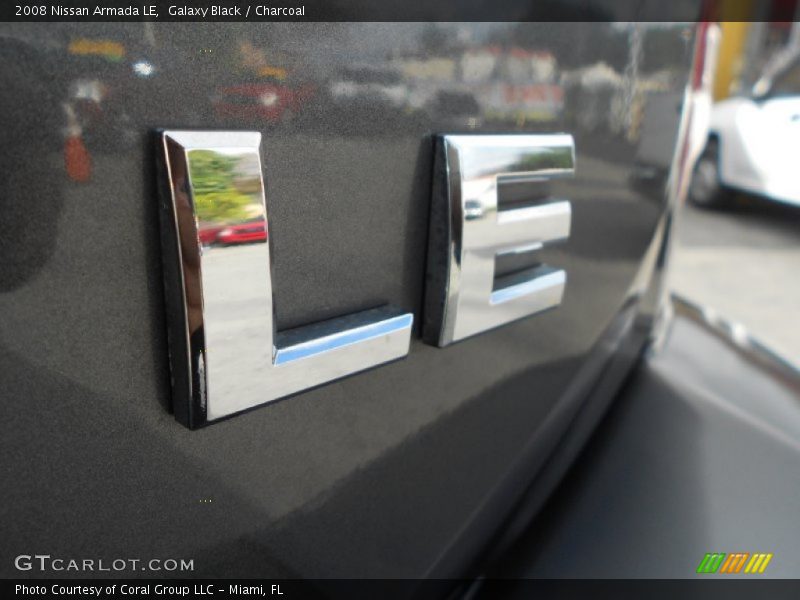 Galaxy Black / Charcoal 2008 Nissan Armada LE