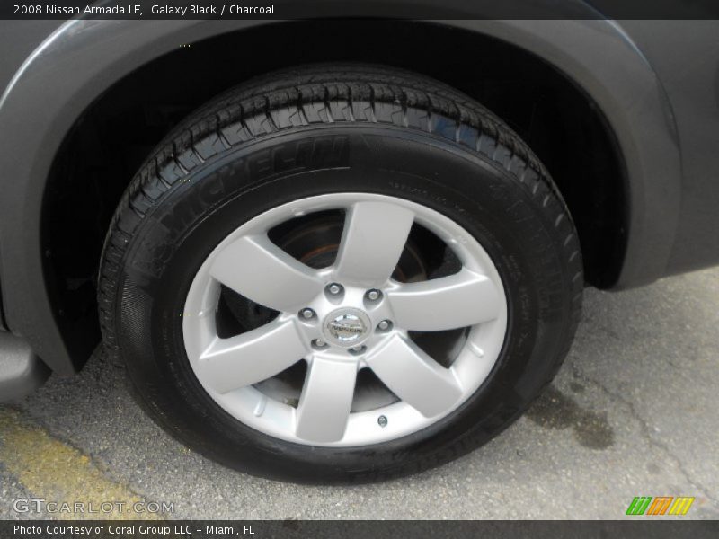 Galaxy Black / Charcoal 2008 Nissan Armada LE