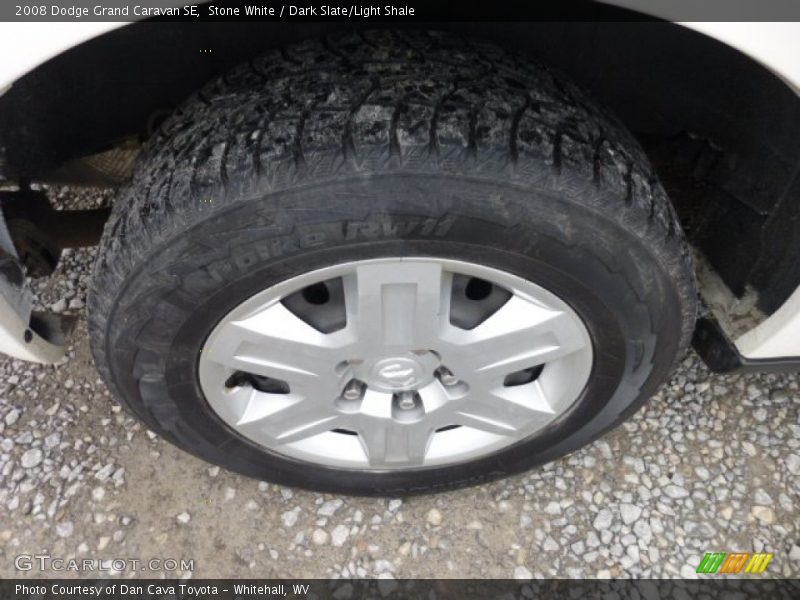 Stone White / Dark Slate/Light Shale 2008 Dodge Grand Caravan SE