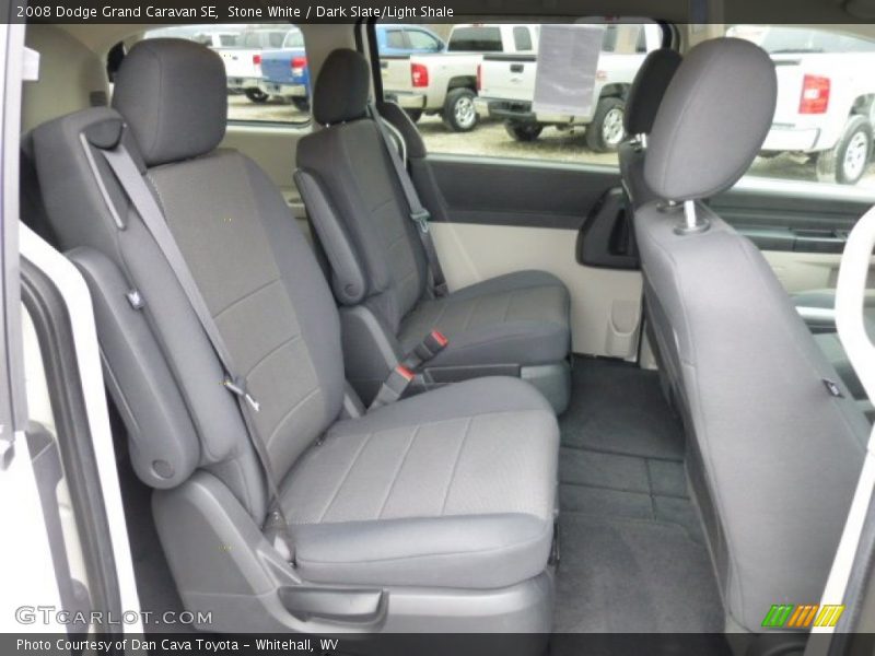 Stone White / Dark Slate/Light Shale 2008 Dodge Grand Caravan SE