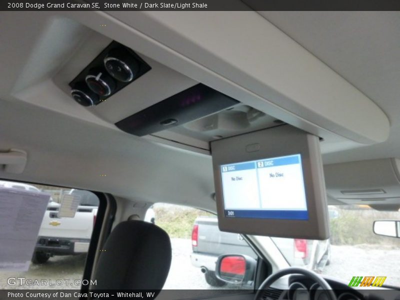 Stone White / Dark Slate/Light Shale 2008 Dodge Grand Caravan SE