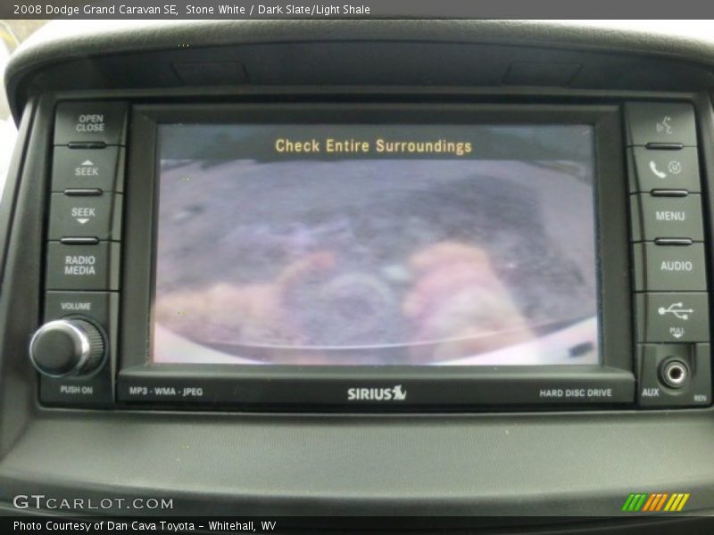 Stone White / Dark Slate/Light Shale 2008 Dodge Grand Caravan SE