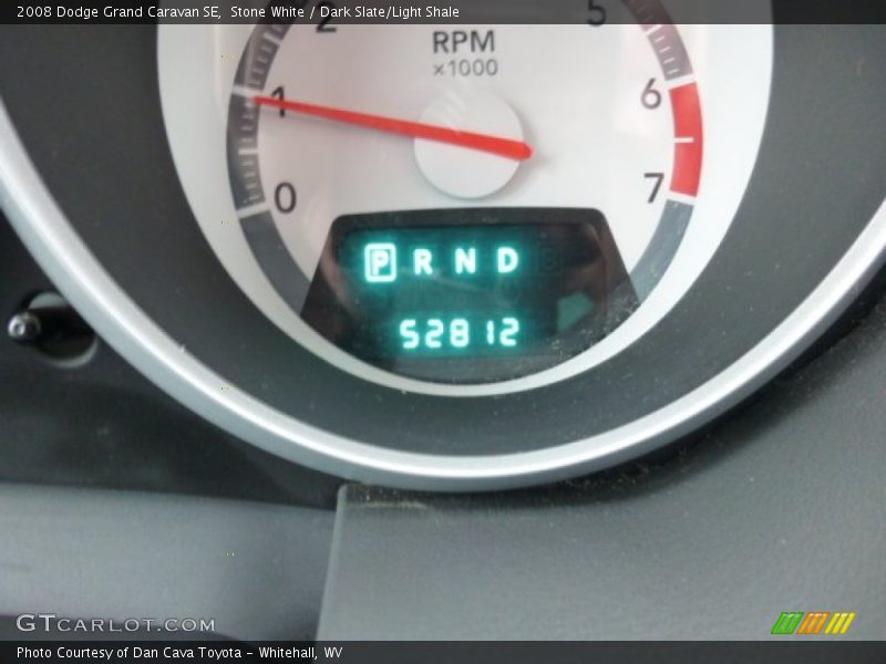 Stone White / Dark Slate/Light Shale 2008 Dodge Grand Caravan SE