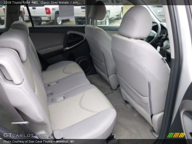 Rear Seat of 2008 RAV4 4WD