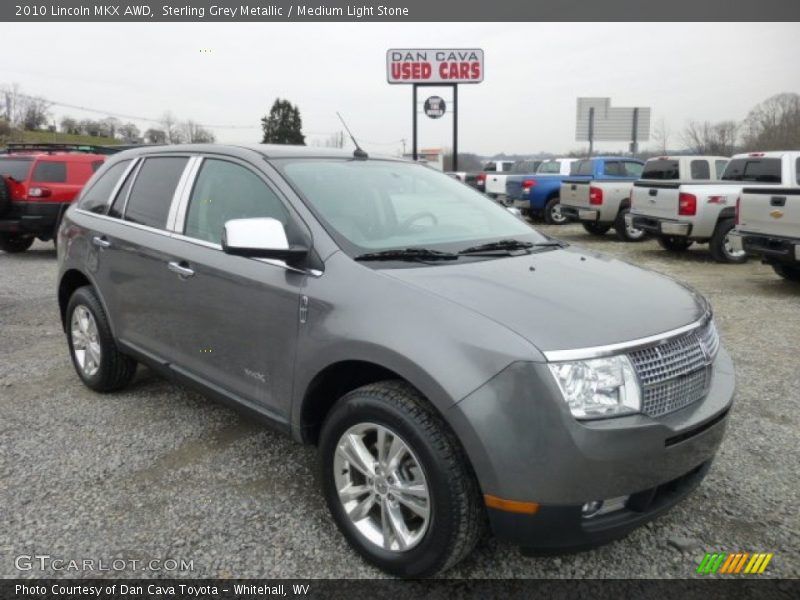 Sterling Grey Metallic / Medium Light Stone 2010 Lincoln MKX AWD