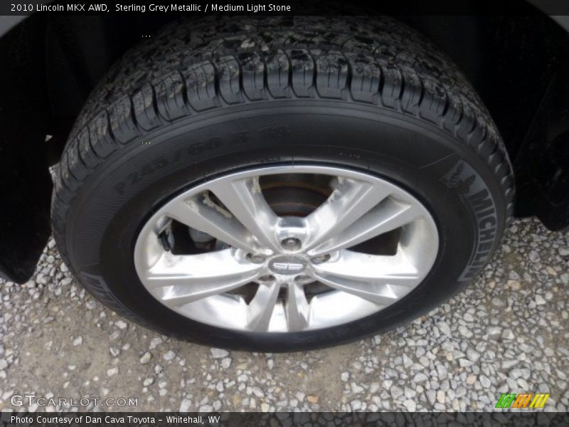 Sterling Grey Metallic / Medium Light Stone 2010 Lincoln MKX AWD