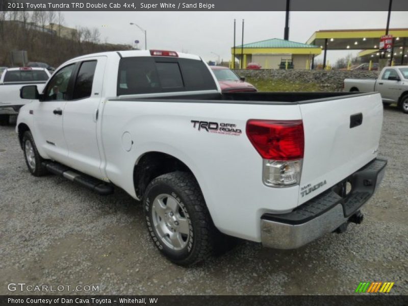 Super White / Sand Beige 2011 Toyota Tundra TRD Double Cab 4x4