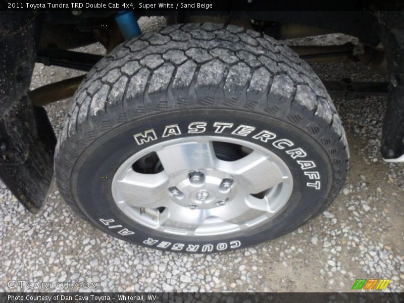 Super White / Sand Beige 2011 Toyota Tundra TRD Double Cab 4x4