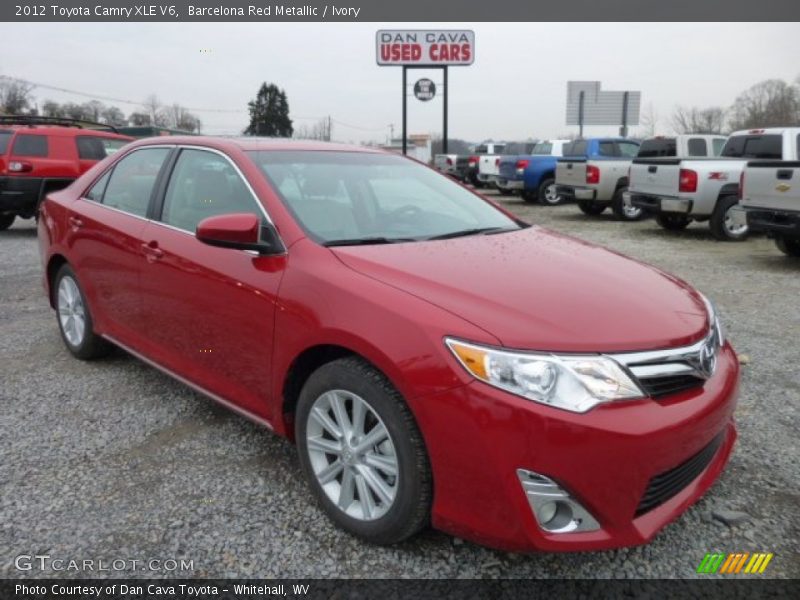 Barcelona Red Metallic / Ivory 2012 Toyota Camry XLE V6