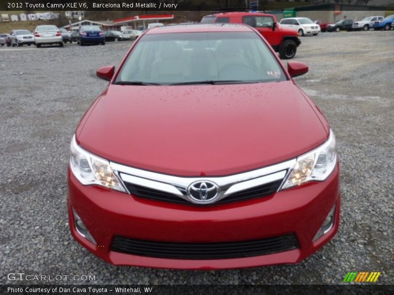 Barcelona Red Metallic / Ivory 2012 Toyota Camry XLE V6