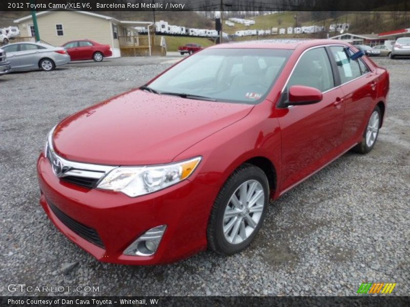 Barcelona Red Metallic / Ivory 2012 Toyota Camry XLE V6