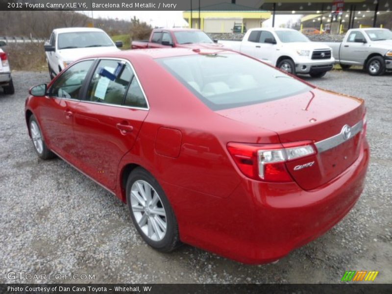 Barcelona Red Metallic / Ivory 2012 Toyota Camry XLE V6