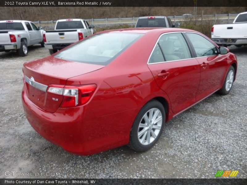 Barcelona Red Metallic / Ivory 2012 Toyota Camry XLE V6