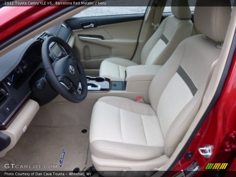 Barcelona Red Metallic / Ivory 2012 Toyota Camry XLE V6