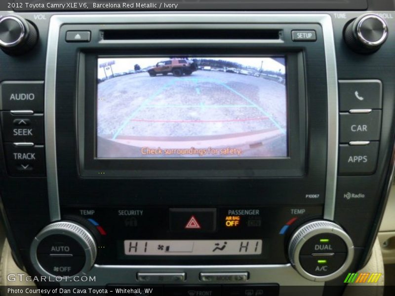 Barcelona Red Metallic / Ivory 2012 Toyota Camry XLE V6