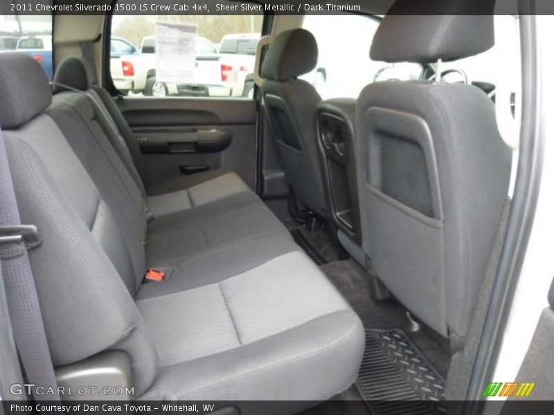 Sheer Silver Metallic / Dark Titanium 2011 Chevrolet Silverado 1500 LS Crew Cab 4x4