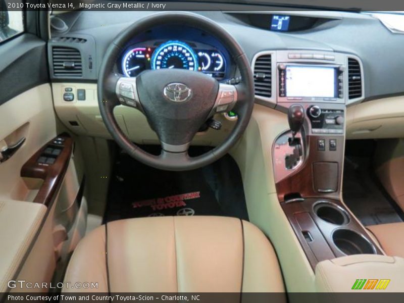 Magnetic Gray Metallic / Ivory 2010 Toyota Venza I4