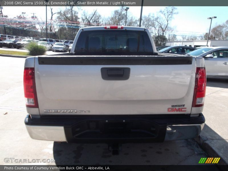 Silver Birch Metallic / Light Titanium 2008 GMC Sierra 1500 SLE Extended Cab