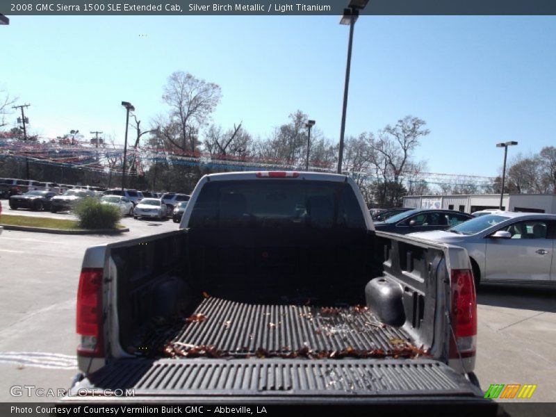 Silver Birch Metallic / Light Titanium 2008 GMC Sierra 1500 SLE Extended Cab