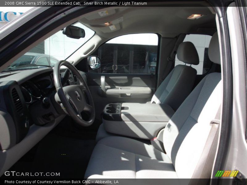 Silver Birch Metallic / Light Titanium 2008 GMC Sierra 1500 SLE Extended Cab