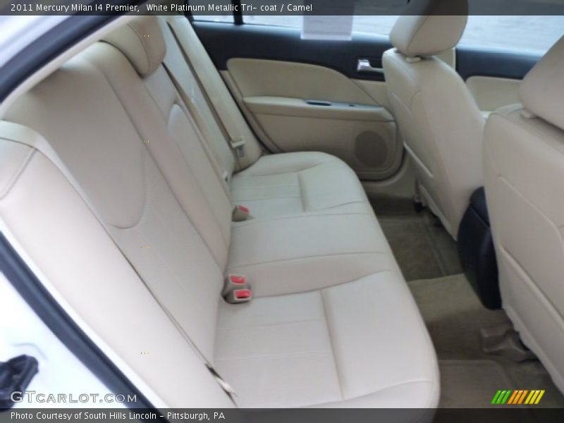 White Platinum Metallic Tri- coat / Camel 2011 Mercury Milan I4 Premier