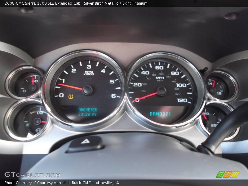 Silver Birch Metallic / Light Titanium 2008 GMC Sierra 1500 SLE Extended Cab