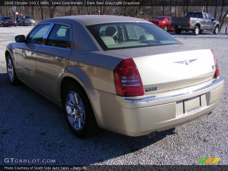 Linen Gold Metallic / Dark Slate Gray/Light Graystone 2006 Chrysler 300 C HEMI