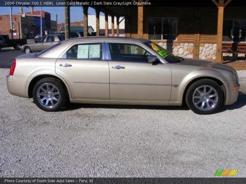 Linen Gold Metallic / Dark Slate Gray/Light Graystone 2006 Chrysler 300 C HEMI