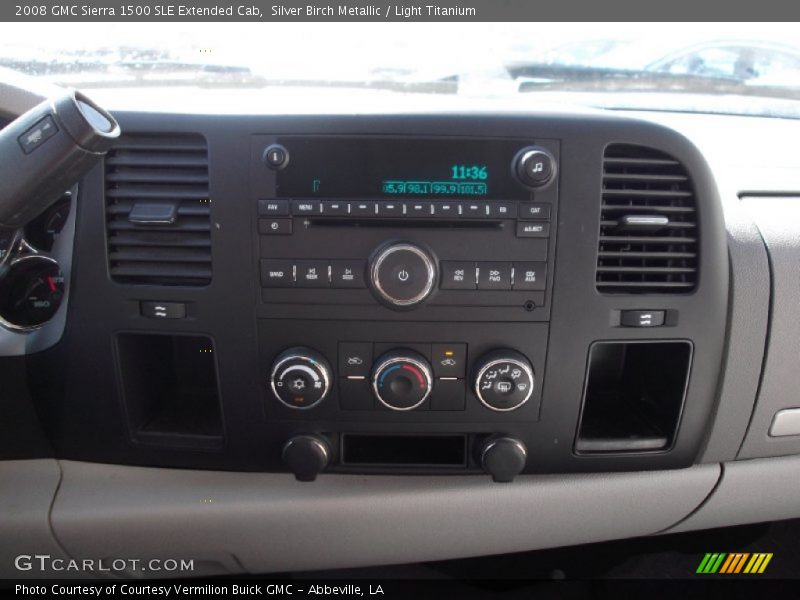 Silver Birch Metallic / Light Titanium 2008 GMC Sierra 1500 SLE Extended Cab