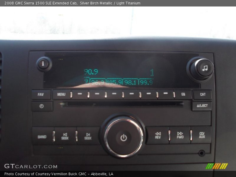 Silver Birch Metallic / Light Titanium 2008 GMC Sierra 1500 SLE Extended Cab