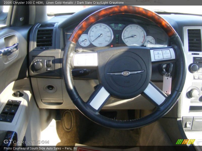 Linen Gold Metallic / Dark Slate Gray/Light Graystone 2006 Chrysler 300 C HEMI