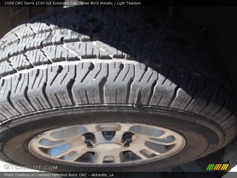 Silver Birch Metallic / Light Titanium 2008 GMC Sierra 1500 SLE Extended Cab