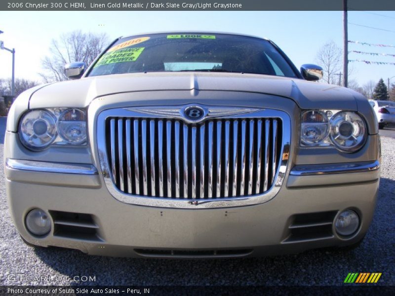 Linen Gold Metallic / Dark Slate Gray/Light Graystone 2006 Chrysler 300 C HEMI