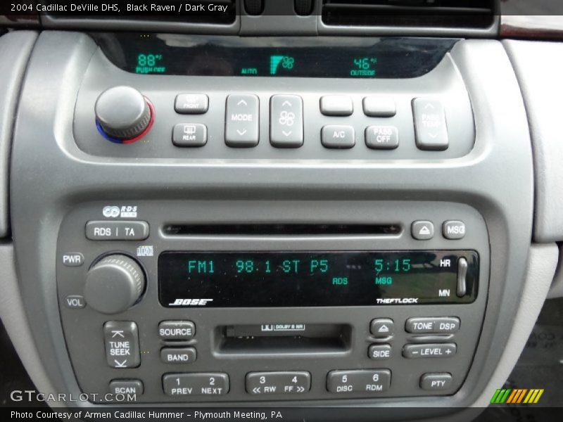Controls of 2004 DeVille DHS