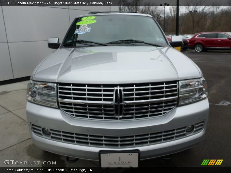 Ingot Silver Metallic / Canyon/Black 2012 Lincoln Navigator 4x4