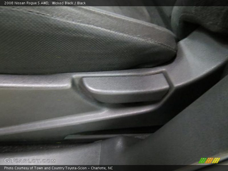 Wicked Black / Black 2008 Nissan Rogue S AWD
