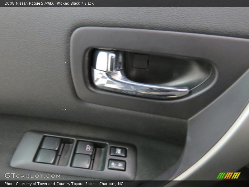 Wicked Black / Black 2008 Nissan Rogue S AWD