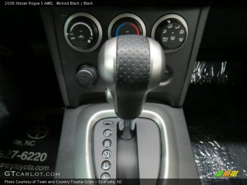 Wicked Black / Black 2008 Nissan Rogue S AWD