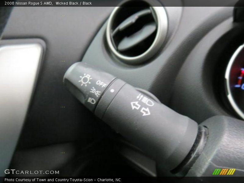 Wicked Black / Black 2008 Nissan Rogue S AWD