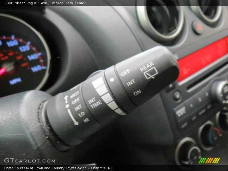Wicked Black / Black 2008 Nissan Rogue S AWD