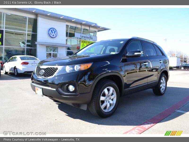 Ebony Black / Black 2011 Kia Sorento LX