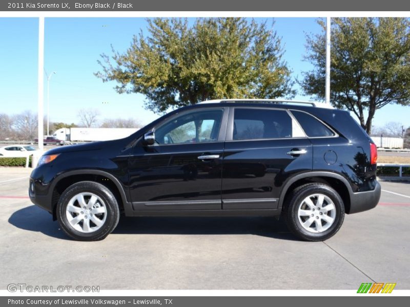Ebony Black / Black 2011 Kia Sorento LX