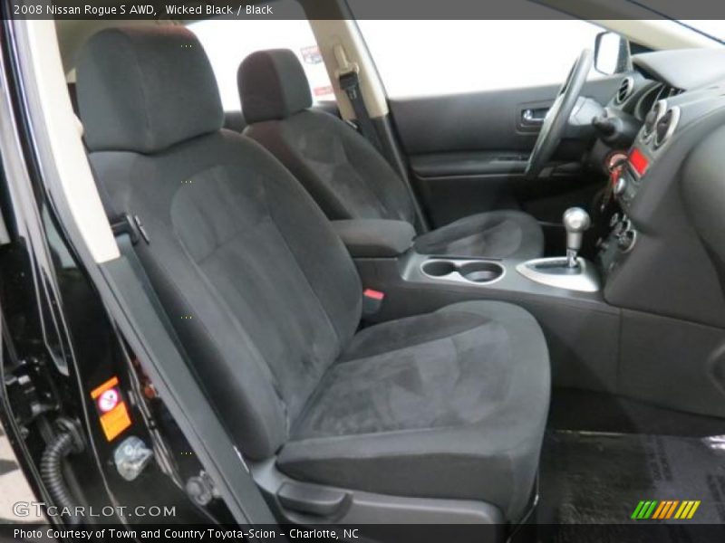 Wicked Black / Black 2008 Nissan Rogue S AWD